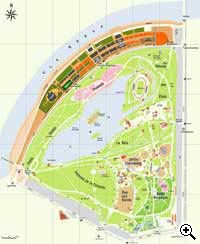 Plan du Parc de la Tte d'Or